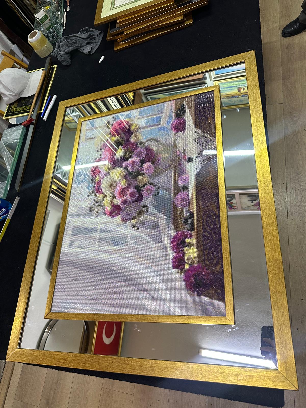 Elmas Mozaik Puzzle Çerçeveleme